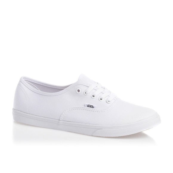 womens white vans size 8